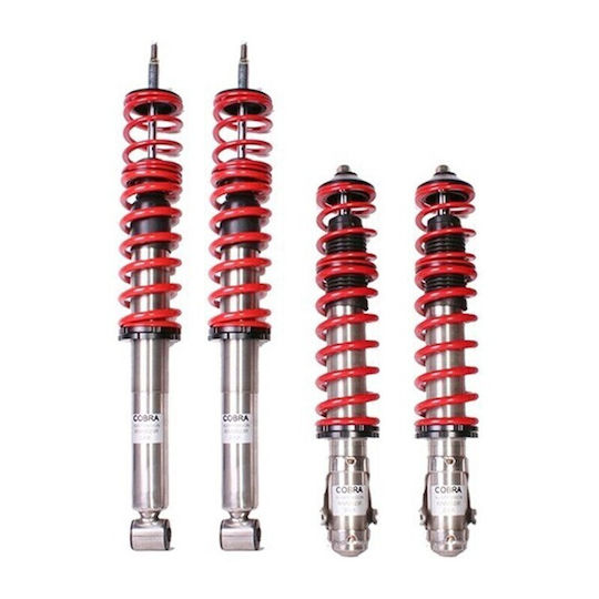 Cobra Set Shock Absorbers Adjustable 4pcs for Volkswagen Touran Audi Quattro Mazda MPV