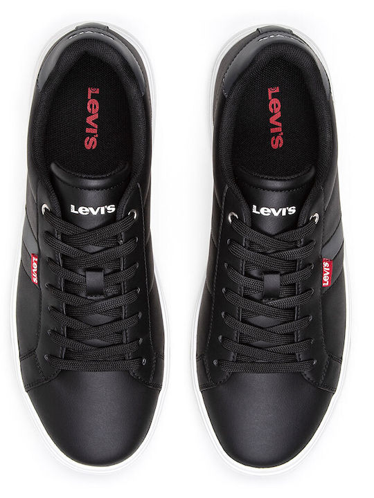 Levi's Casual Pu Herren Sneakers Schwarz