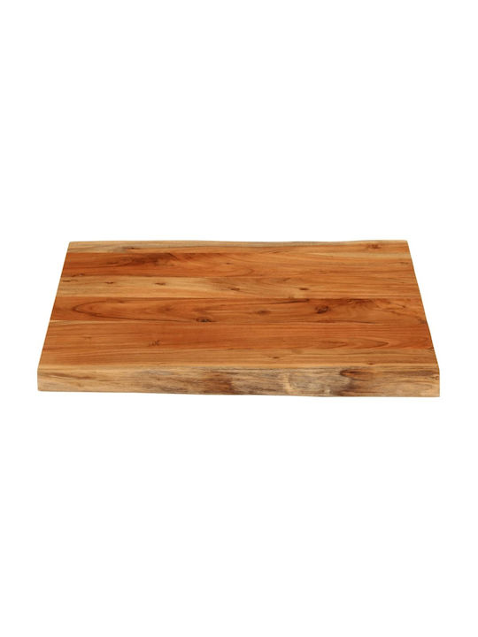 vidaXL Rectangular Table Surface made of Solid Wood Acacia - Brown 40x40x3.8cm 370630 1pcs