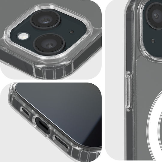 Протекторен пакет Iphone 15 Magsafe калъф филм 4smarts прозрачен