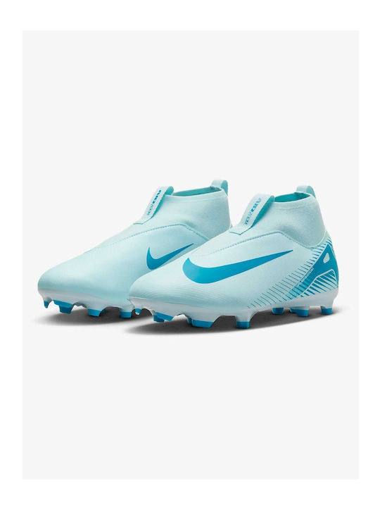 Papuci de fotbal pentru copii Zoom Mercurial Superfly 10 Academy Fg Mg cu crampoane Albastru