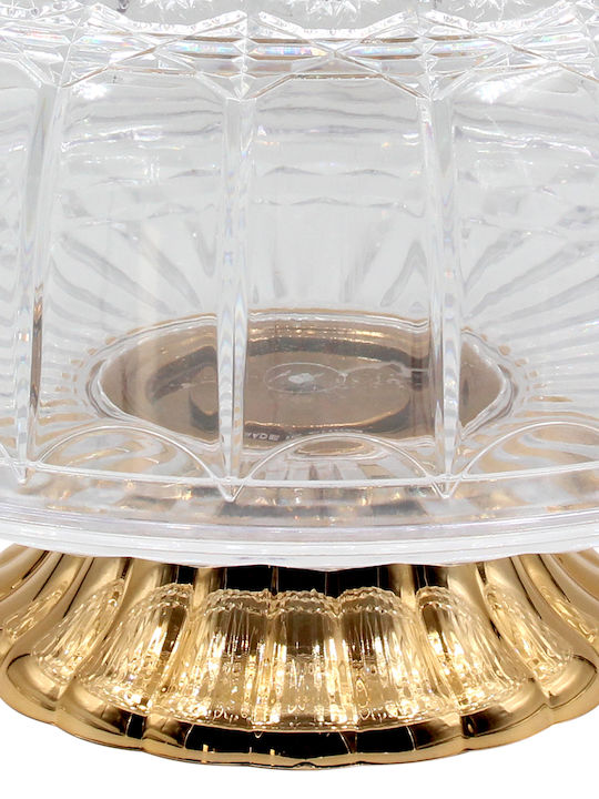 Keskor Cake Stand Transparent 31x31x25cm