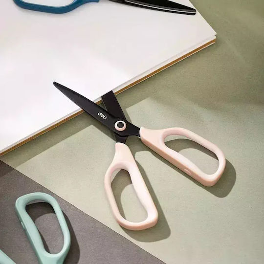 Deli Scissors for Crafts 17.5cm with Plastic Blade Green Anti-Rust Green 12pcs