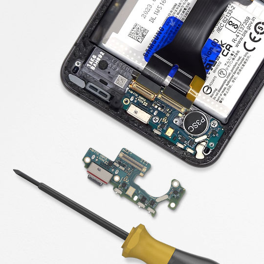 Samsung Flex Cable with Charging port in Black color for Galaxy Z Flip5