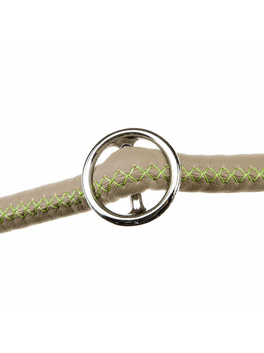 Ferplast Derby Hundehalsband aus Kette in Beige Farbe 12mm x 60cm