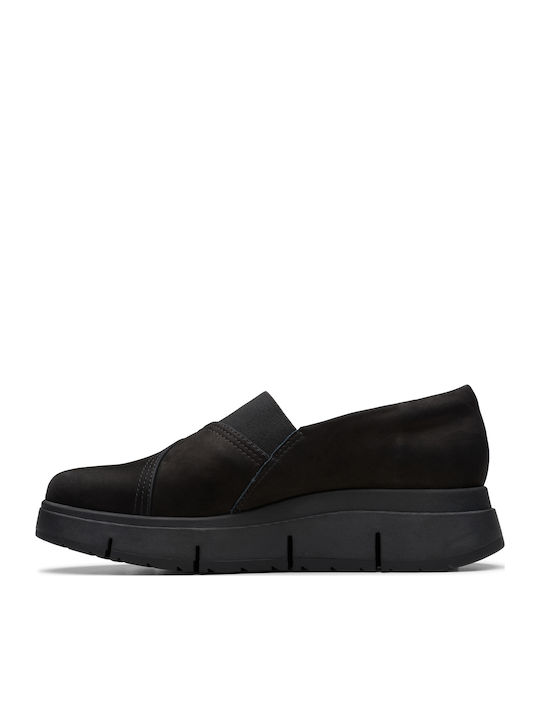 Casual Loriini West Δερμάτινα Γυναικεία Oxfords σε Μαύρο Χρώμα