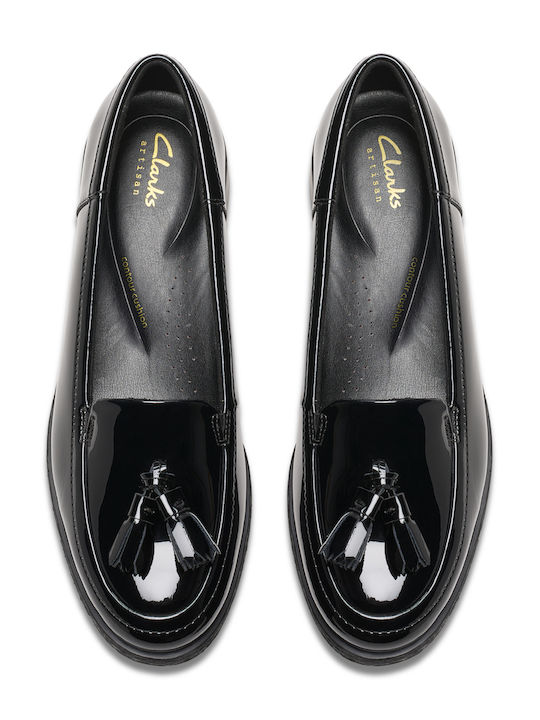 Loafers Havisham Edge Women's Patent Leather Oxford Shoes Black