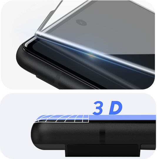 Tempered Glass Google Pixel 7 Pro Screen Protector 9h Bigben Black Contour