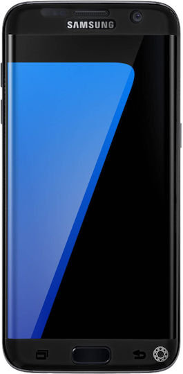 Force Glass Tempered Glass Film for Galaxy S7 Edge Curved Edges Black