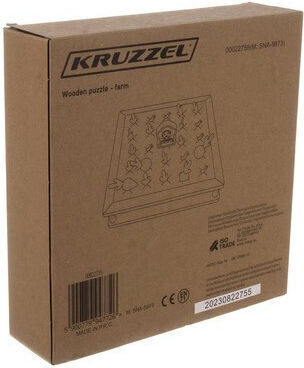 Kruzzel Kruzzel Farm Εκπαιδευτικό Παιχνίδι Γνώσεων από Ξύλο