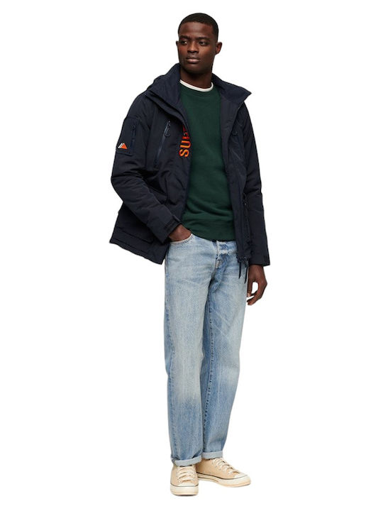 M D2 Sdcd Winter Jacke Winddicht Blue