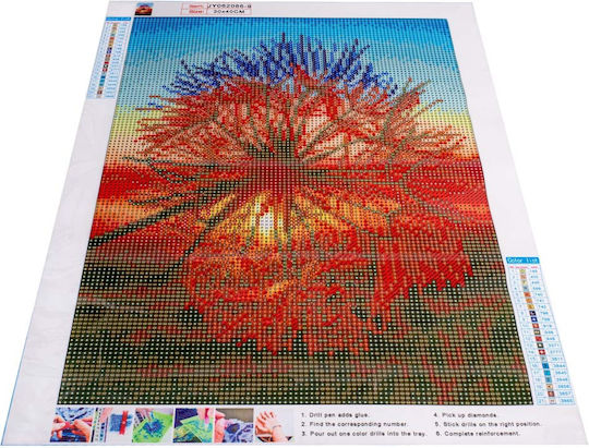 ikonka Καμβάς Diamond Painting Κιτ