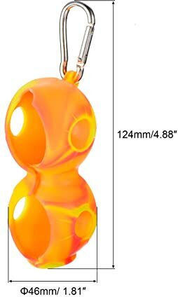 Patikil Golfball-Greifer 2er-Pack Gelb Silikon