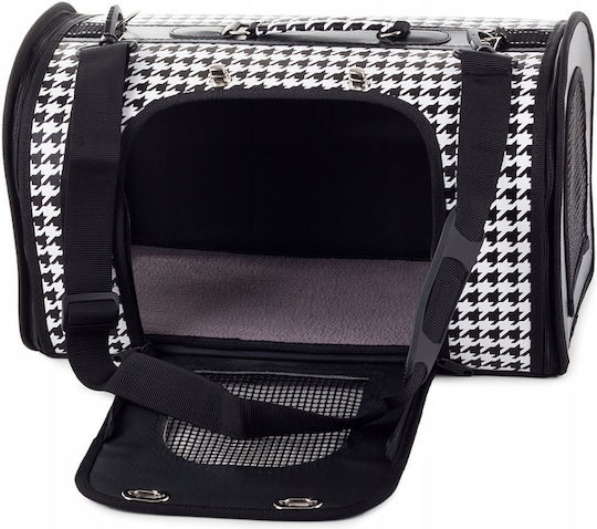 Geantă de mână pentru transport câine / pisici Neagră M49xL32xA29cm.