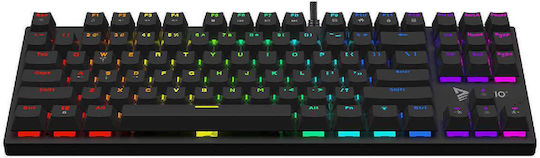Savio Tempest X2 RGB Gaming Mechanical Keyboard Tenkeyless with Outemu Brown switches and RGB lighting (English US)