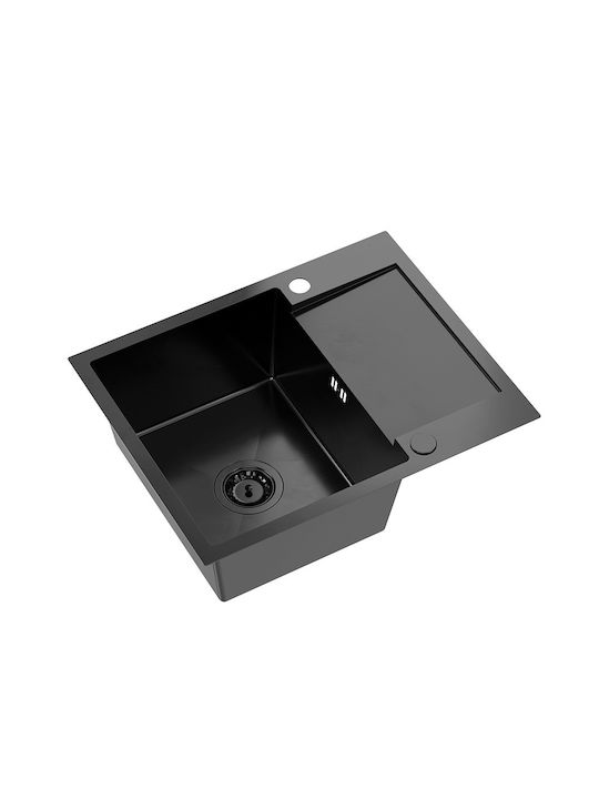 Quadron Drop-In Мивка Inox Ш60xД48см Черен