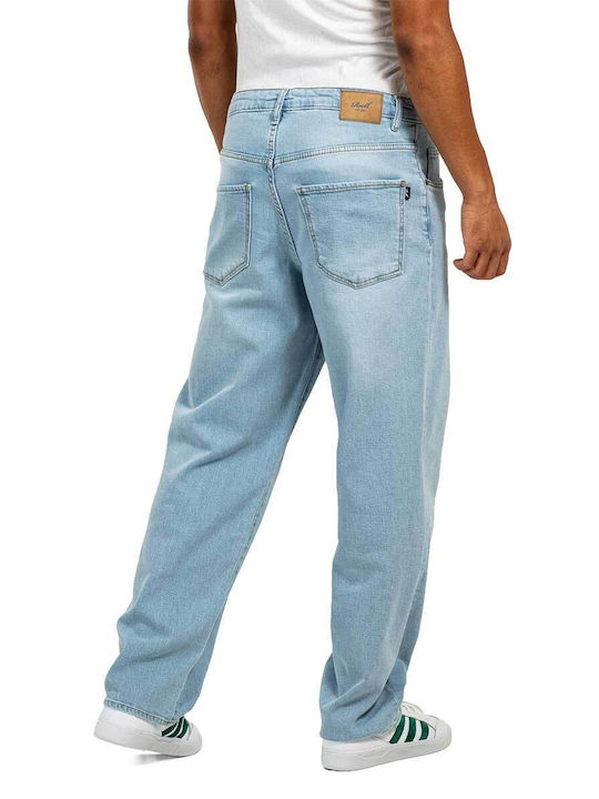 Reell Men's Jeans Pants in Baggy Line Blue