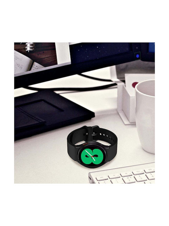 Tech-Protect Armband Silikon Schwarz (Galaxy Watch 4 / 5 / 5 Pro / 6 / 7 / FE)