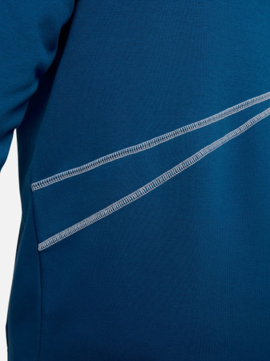 Dri-Fit Ζακέτα με Κουκούλα Μπλε