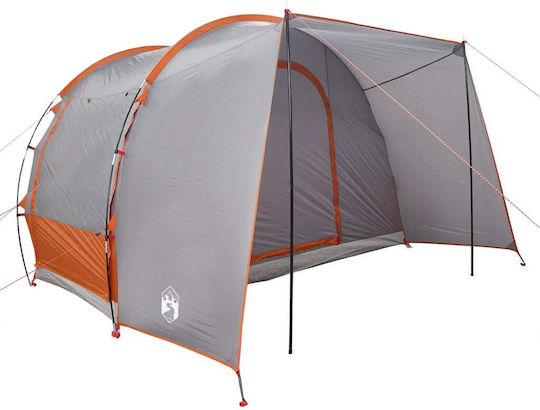 vidaXL Car Camping Tent Grey for 2 People 371x330x211cm