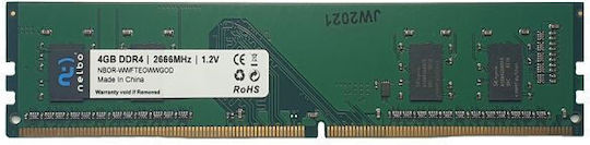 Nelbo 4GB DDR4 RAM mit Geschwindigkeit 2666 für Schreibtisch