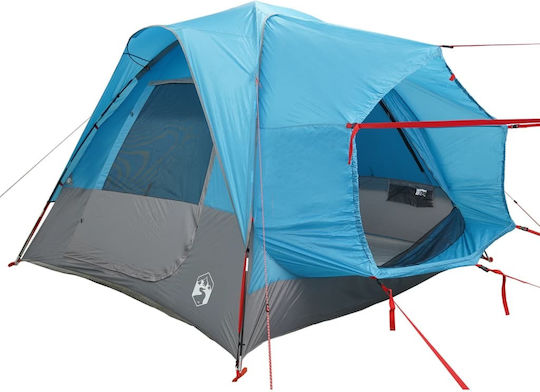 vidaXL Cort Camping Automobil Albastru pentru 4 Persoane 300x300x230cm