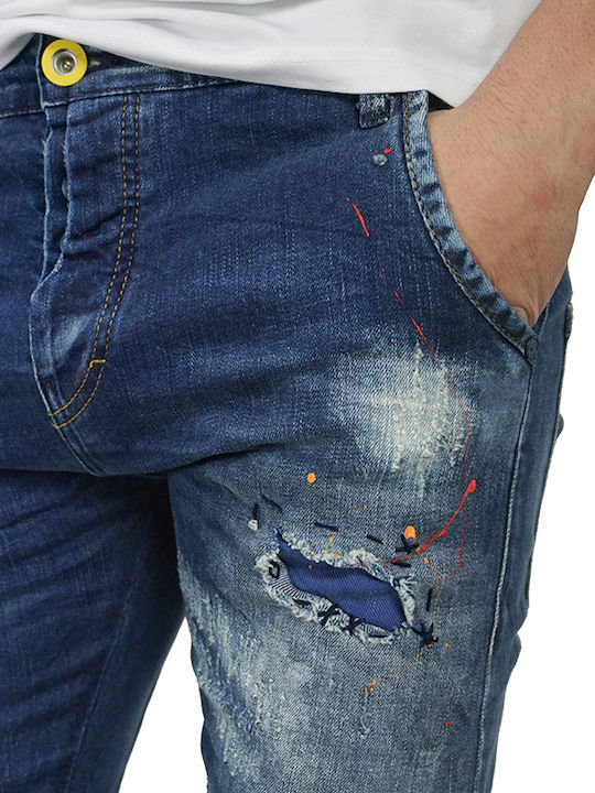 Cover Men's Jeans Pants with Loose Fit Denim