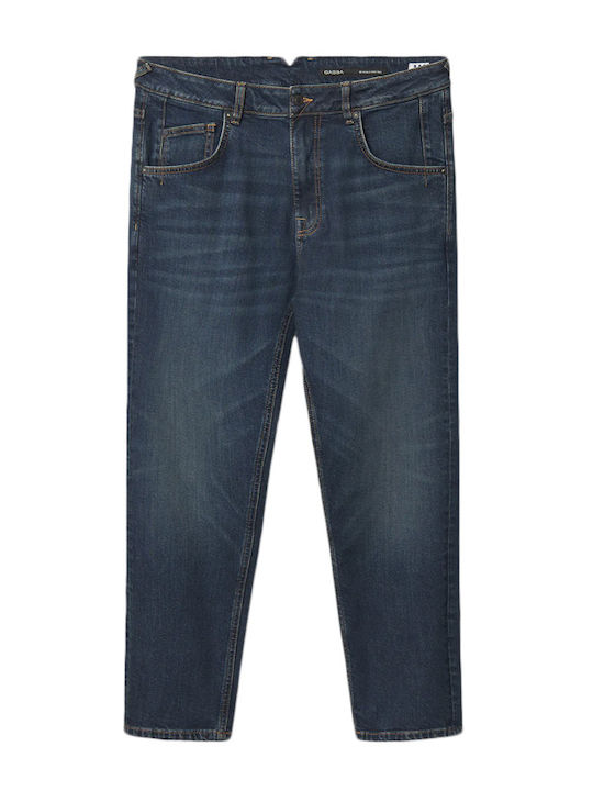 Gabba Men's Jeans Pants in Relaxed Fit Blue