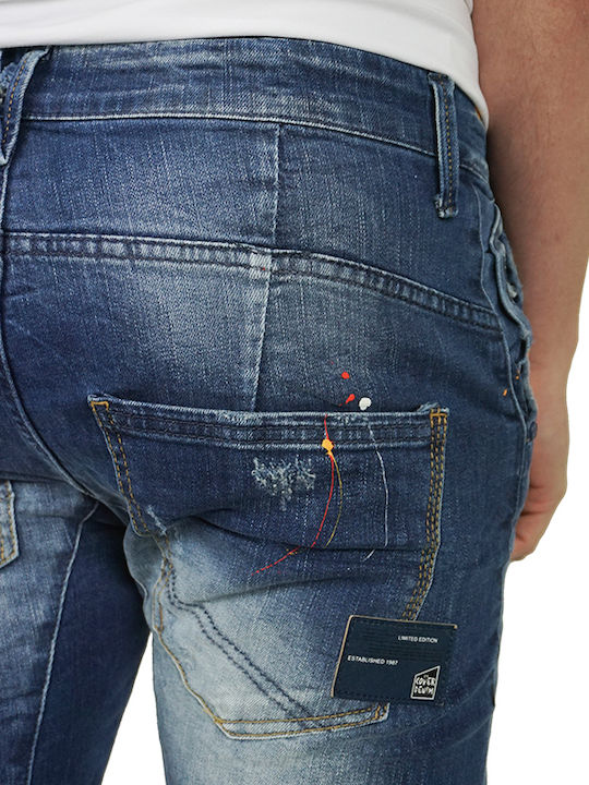 Cover Men's Jeans Pants with Loose Fit Denim