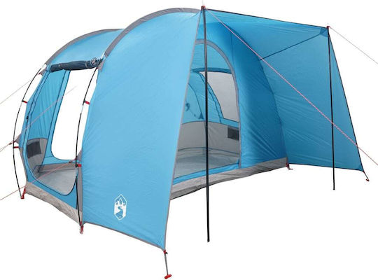 vidaXL Camping Tent Car Blue for 2 People 371x330x211cm