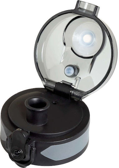Ecolife Ersatzdeckel für Thermos 500ml aus Kunststoff Grau