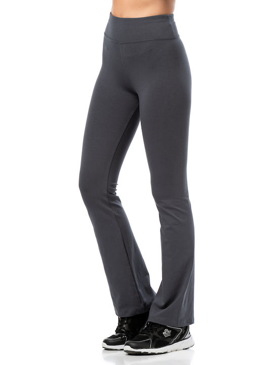 Jazz Talie înaltă Pantaloni de Trening cu pantaloni evazati Antracit