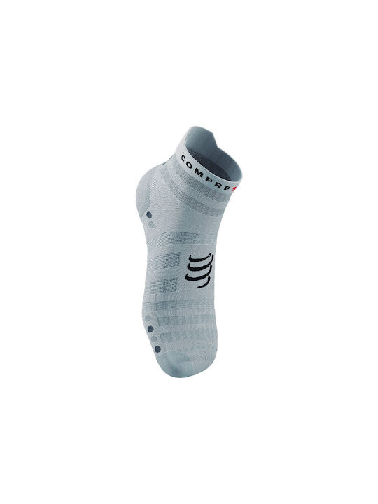 Compressport Racing Чорапи за Бягане Сив 1 чифт