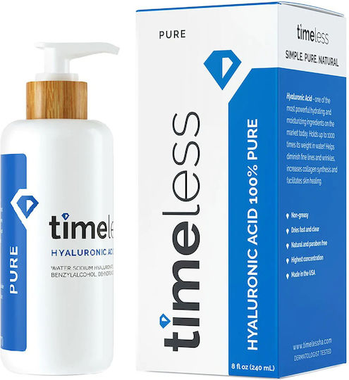 Timeless 100% Pure Ενυδατικό Serum Προσώπου με Υαλουρονικό Οξύ 30ml