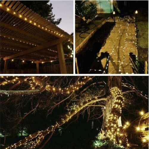 Gardlov Hanging Solar Light Garland Warm White with Motion Sensor and Photocell IP44