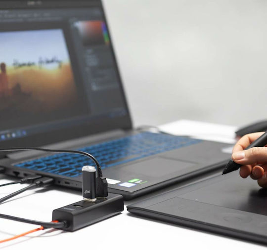 Unitek USB-Hub Mit 4 USB 3.0 Schnittstellen Und USB-A Anschluss