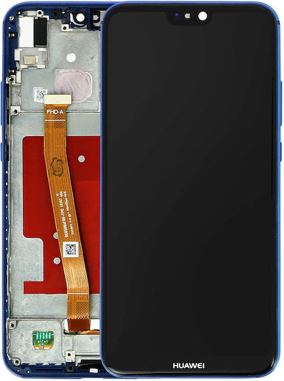 Block Ersatz-LCD-Touchscreen-Digitalisierer Huawei P20 Lite Blau
