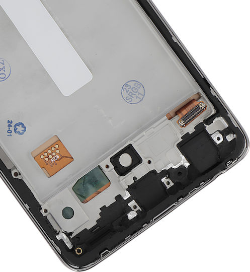 Clappio Bildschirm + Rahmen Galaxy A52 In-Cell Qualität Schwarz