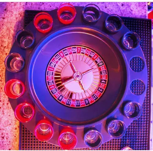 Malatec Roulette Drinking Game Made of Metallic Set 16 Pieces