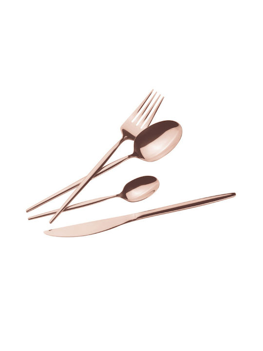 Berlinger Haus Slim Cutlery Set Stainless Rose Gold 24pcs