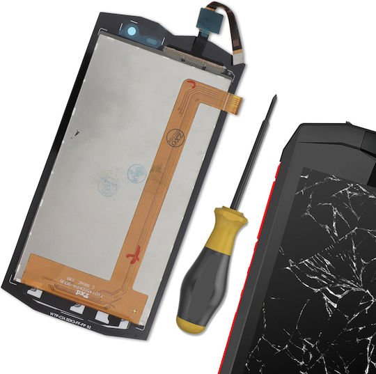 Relife Lcd Display + Touchscreen Crosscall Trekker M1 Core Display Black
