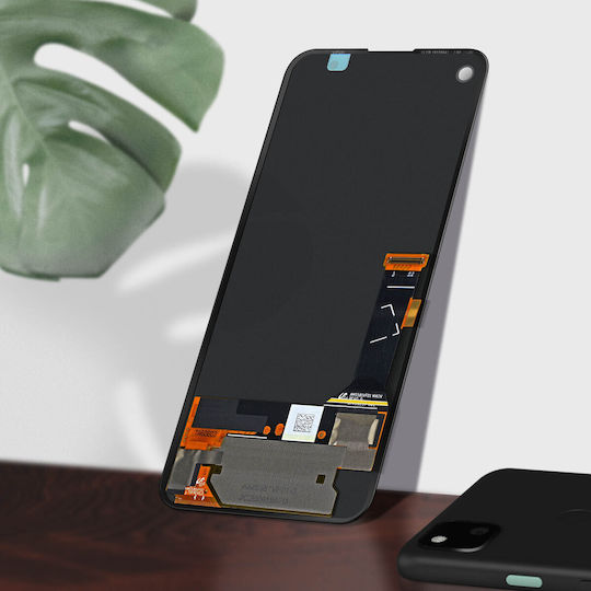 Bloc complet ecran LCD Google Pixel 4a original Google sticlă tactilă neagră