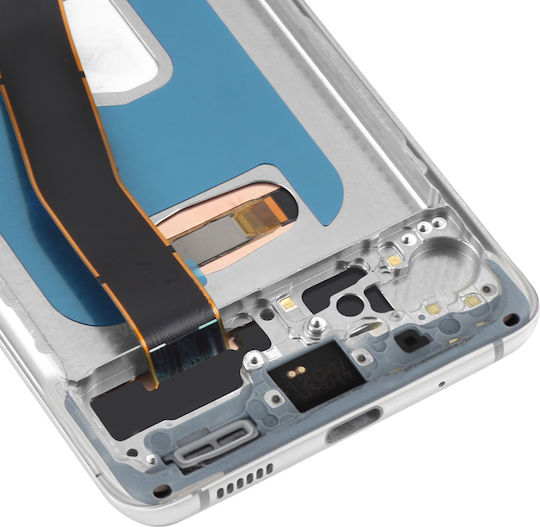 Clappio Complete Assembly Samsung S20 Lcd Screen + Touch Screen & Chassis White