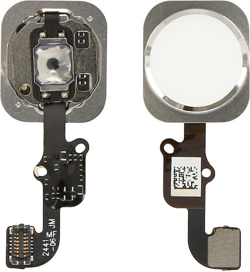 Weißer Home-Button + Flexkabel Ersatzteil für Apple iPhone 6/6s