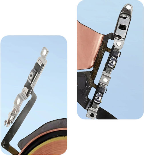 Qi Wireless Charging Flex Cable Iphone 14 Pro Nfc Sensor Buttons