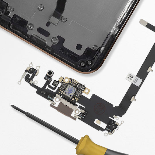 Clappio Charger Connector for iPhone 11 Pro Max Lightning Gold
