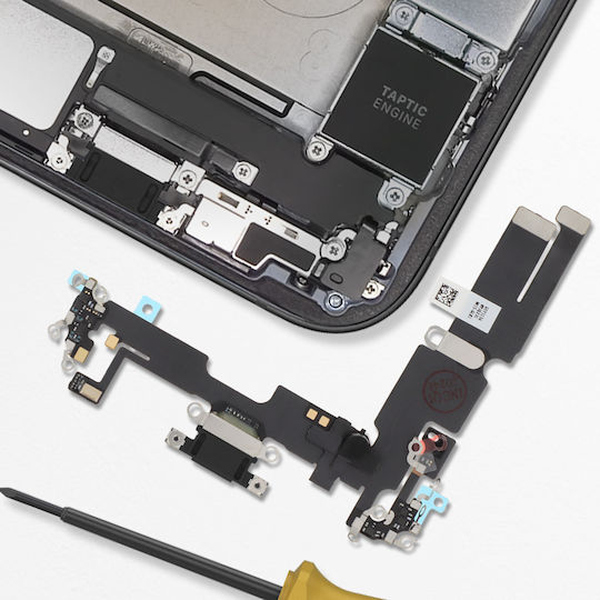 Relife Ladeanschluss Iphone 14 Plus Lightning Micro Port Schwarz