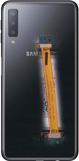 Cablu Flex Placă de Bază Samsung Galaxy A7 2018 Cablu de Extensie Compatibil