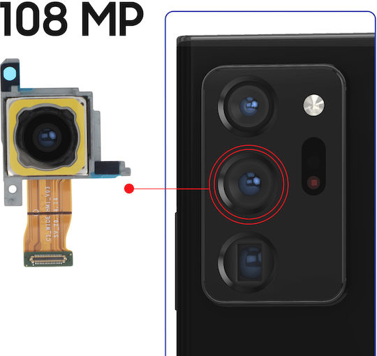 Samsung Camera Modul Samsung Galaxy Note 20 Ultra 108mp Main Sensor Black