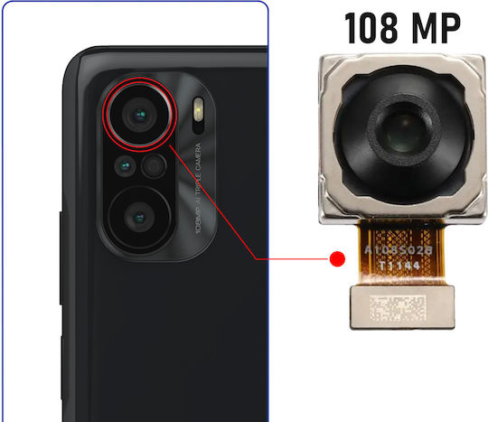 Modul Cameră Clappio Xiaomi Mi 11i 108mp Negru
